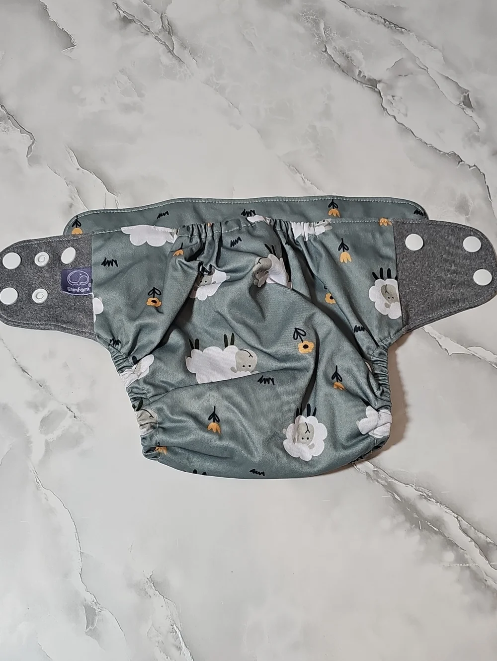 Reusable Pocket Cloth Diaper Adjustable Snaps